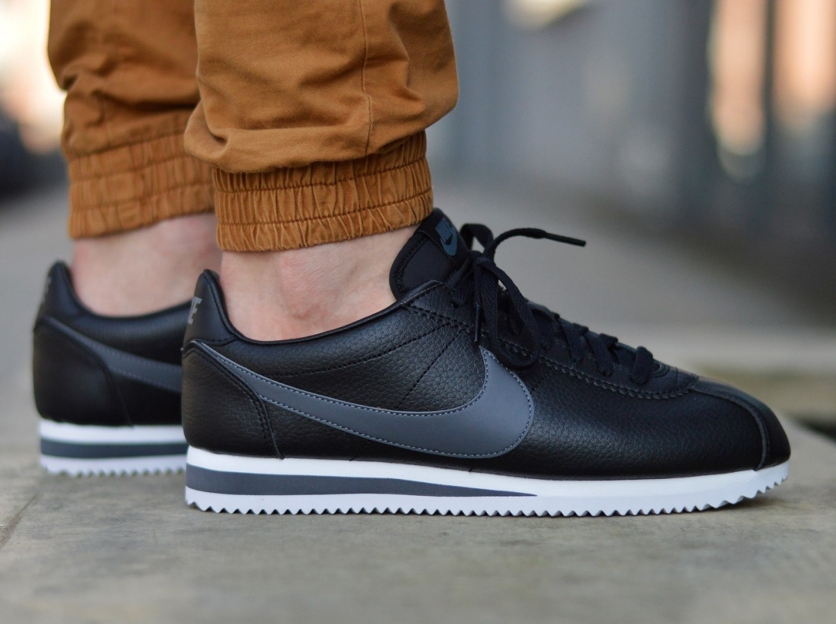 tênis nike classic cortez leather masculino